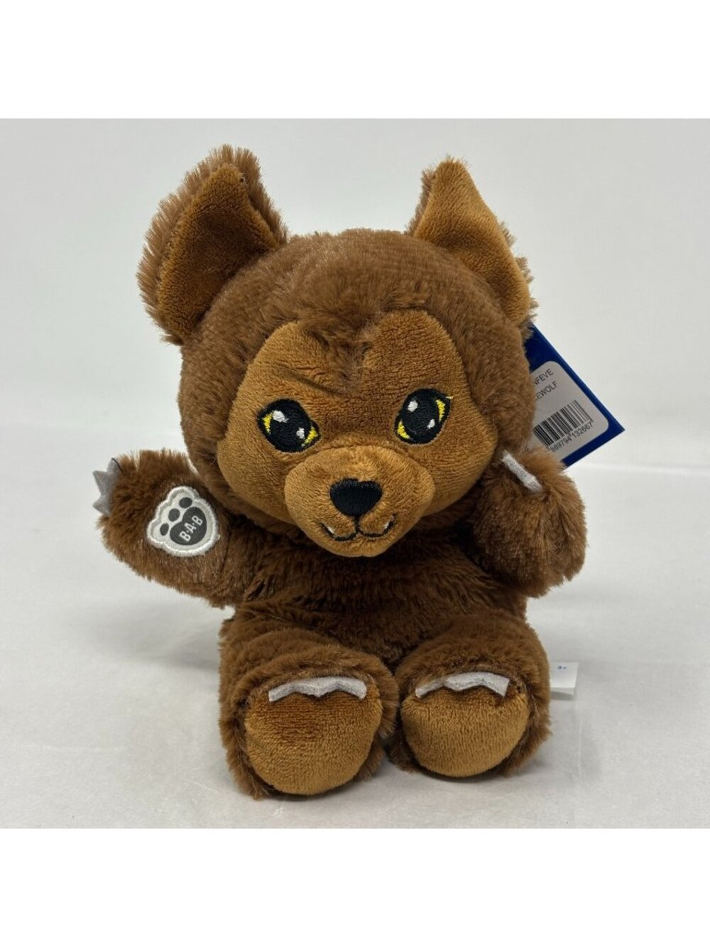 BUILD A BEAR Mini Beans Howlin Werewolf Brown 7" Plush Halloween